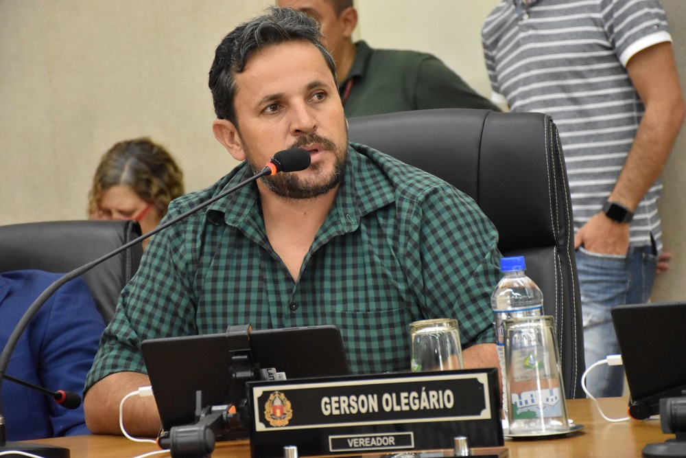 Vereador Gerson Olegário quer a obrigatoriedade da instalação de 